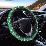 Polka Dot Irish St. Patrick's Day Print Car Steering Wheel Cover