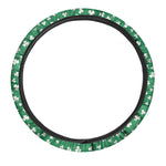 Polka Dot Irish St. Patrick's Day Print Car Steering Wheel Cover