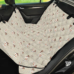 Polka Dot Jack Russell Terrier Print Pet Car Back Seat Cover