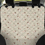 Polka Dot Jack Russell Terrier Print Pet Car Back Seat Cover