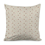 Polka Dot Jack Russell Terrier Print Pillow Cover