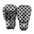 Polka Dot Knitted Pattern Print Boxing Gloves