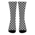 Polka Dot Knitted Pattern Print Crew Socks