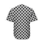 Polka Dot Knitted Pattern Print Men's Baseball Jersey