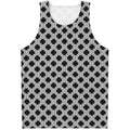 Polka Dot Knitted Pattern Print Men's Tank Top