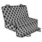 Polka Dot Knitted Pattern Print Pet Car Back Seat Cover