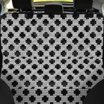 Polka Dot Knitted Pattern Print Pet Car Back Seat Cover