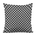 Polka Dot Knitted Pattern Print Pillow Cover