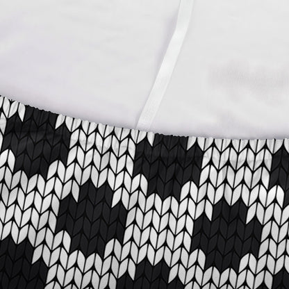 Polka Dot Knitted Pattern Print Sofa Cover