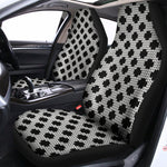 Polka Dot Knitted Pattern Print Universal Fit Car Seat Covers