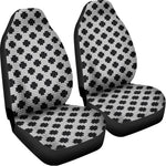 Polka Dot Knitted Pattern Print Universal Fit Car Seat Covers