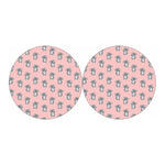 Polka Dot Koala Pattern Print Car Coasters