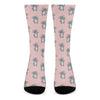 Polka Dot Koala Pattern Print Crew Socks