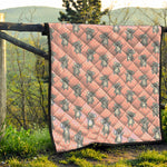 Polka Dot Koala Pattern Print Quilt