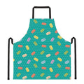 Polka Dot Macaron Pattern Print Apron