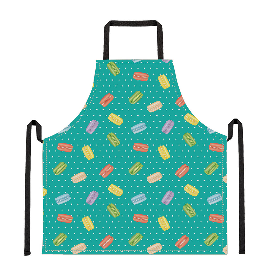 Polka Dot Macaron Pattern Print Apron