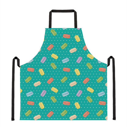 Polka Dot Macaron Pattern Print Apron