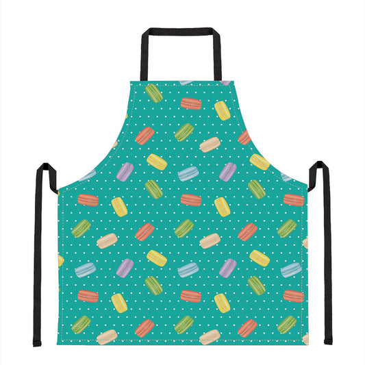Polka Dot Macaron Pattern Print Apron