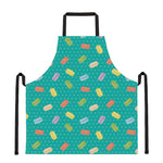 Polka Dot Macaron Pattern Print Apron