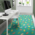 Polka Dot Macaron Pattern Print Area Rug