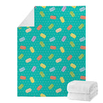 Polka Dot Macaron Pattern Print Blanket