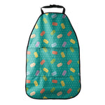 Polka Dot Macaron Pattern Print Car Seat Organizers