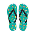 Polka Dot Macaron Pattern Print Flip Flops
