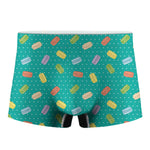 Polka Dot Macaron Pattern Print Men's Boxer Briefs