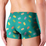 Polka Dot Macaron Pattern Print Men's Boxer Briefs