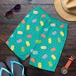 Polka Dot Macaron Pattern Print Men's Shorts