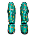 Polka Dot Macaron Pattern Print Muay Thai Shin Guards