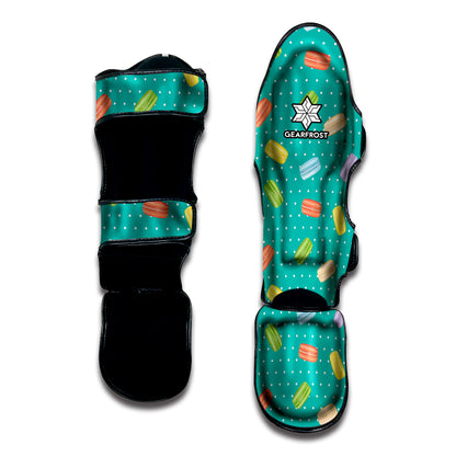 Polka Dot Macaron Pattern Print Muay Thai Shin Guard