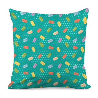 Polka Dot Macaron Pattern Print Pillow Cover
