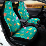 Polka Dot Macaron Pattern Print Universal Fit Car Seat Covers