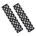 Polka Dot Rabbit Pattern Print Car Seat Belt Covers