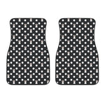 Polka Dot Rabbit Pattern Print Front Car Floor Mats