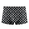 Polka Dot Rabbit Pattern Print Men's Boxer Briefs