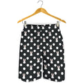 Polka Dot Rabbit Pattern Print Men's Shorts