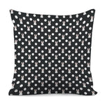 Polka Dot Rabbit Pattern Print Pillow Cover