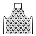 Polka Dot Rooster Pattern Print Apron