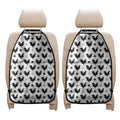 Polka Dot Rooster Pattern Print Car Seat Organizers