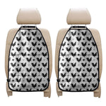 Polka Dot Rooster Pattern Print Car Seat Organizers