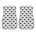 Polka Dot Rooster Pattern Print Front Car Floor Mats