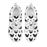 Polka Dot Rooster Pattern Print White Sneakers