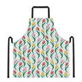 Polygon Tulip Pattern Print Apron