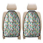 Polygon Tulip Pattern Print Car Seat Organizers