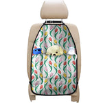 Polygon Tulip Pattern Print Car Seat Organizers