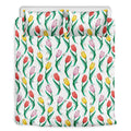 Polygon Tulip Pattern Print Duvet Cover Bedding Set