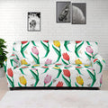 Polygon Tulip Pattern Print Sofa Cover