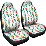 Polygon Tulip Pattern Print Universal Fit Car Seat Covers